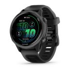 Forerunner® 570 - 42mm Slate Gray Aluminum with Translucent Black/Black Band