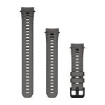20 mm Watch Bands (Instinct® E – 40 mm) Charcoal Silicone