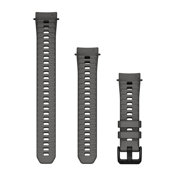 20 mm Watch Bands (Instinct® E – 40 mm) Charcoal Silicone