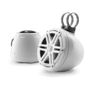 JL Audio VeX™ Enclosed Speaker System M3 6.5" with LED and White Sport Grille (M3-650VEX-Gw-S-Gw-i)