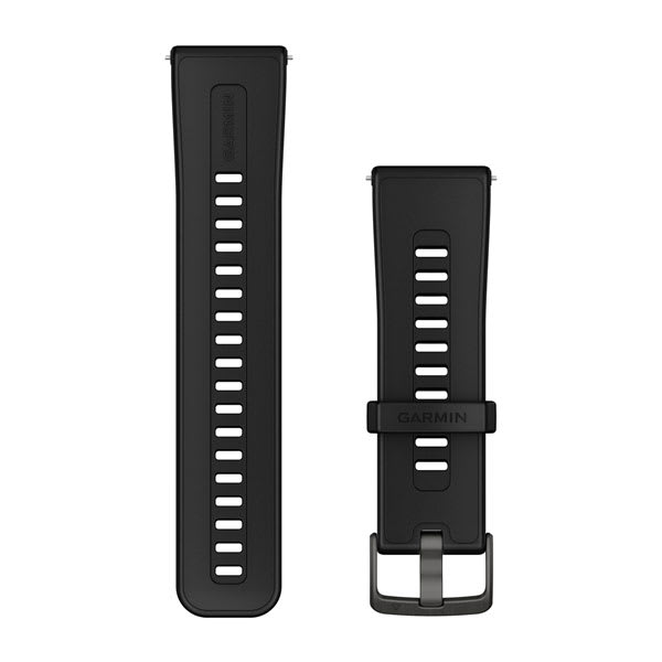 Quick Release Bands (24 mm) Black Silicone