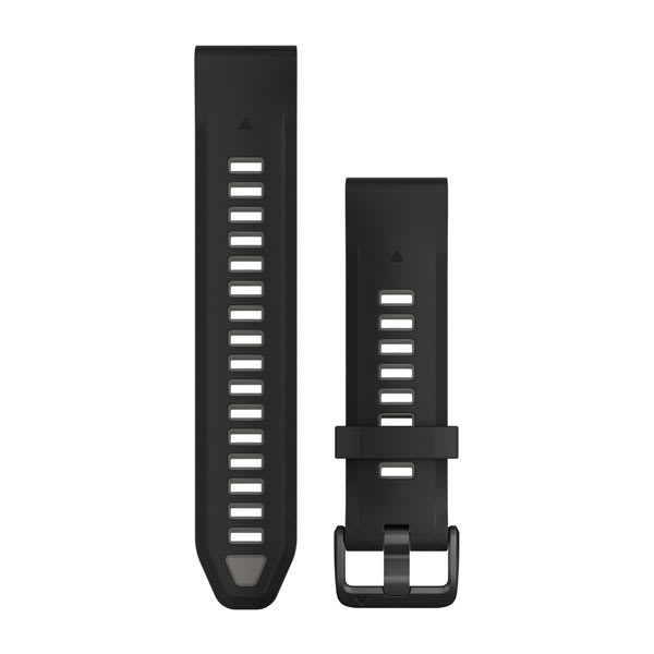QuickFit® 20 Watch Bands QuickFit® 20 Watch Bands, Black/Pebble Gray Silicone - Image 30