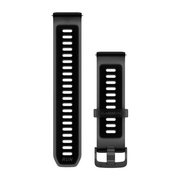 Quick Release Bands (22 mm) Black with Silver Hardware - Image 8