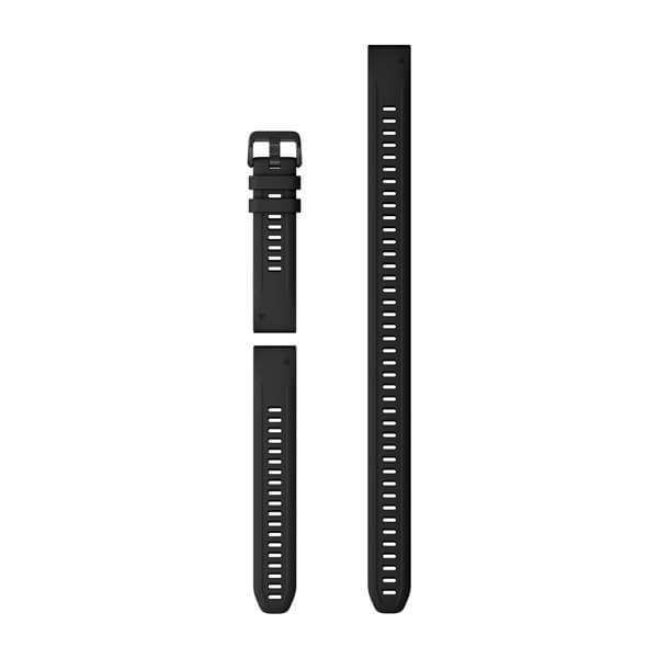 QuickFit® 20 Watch Bands QuickFit® 20 Watch Bands, Black/Pebble Gray Silicone - Image 7