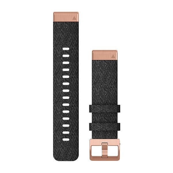 QuickFit® 20 Watch Bands QuickFit® 20 Watch Bands, Black/Pebble Gray Silicone - Image 3
