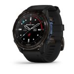 Descent™ Mk3i – 51 mm Carbon Gray DLC Titanium with Black Silicone Band