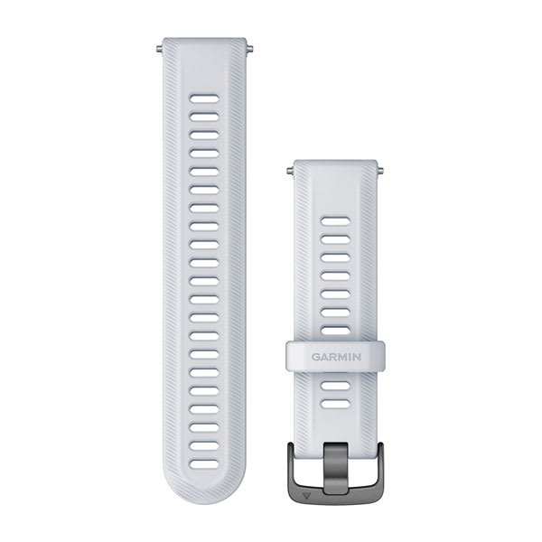 Forerunner® Watch Bands (22 mm) Black/Translucent Whitestone with Slate Hardware - Image 2