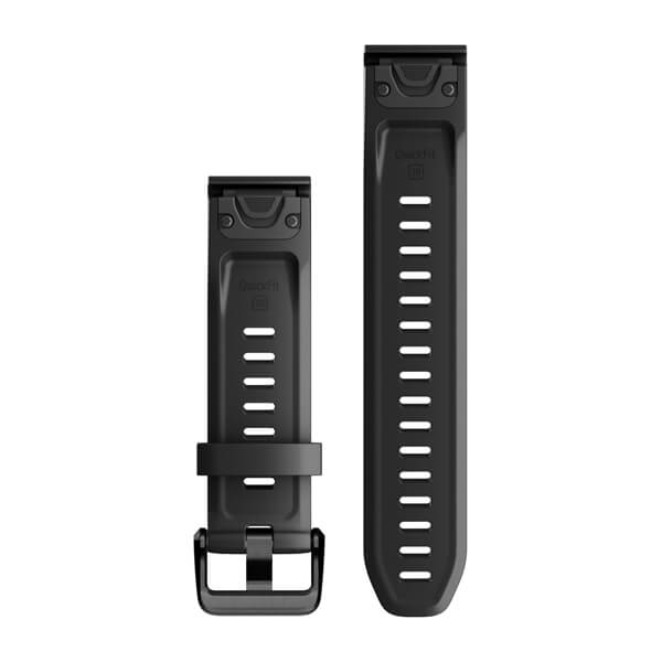 QuickFit® 20 Watch Bands QuickFit® 20 Watch Bands, Black/Pebble Gray Silicone - Image 42