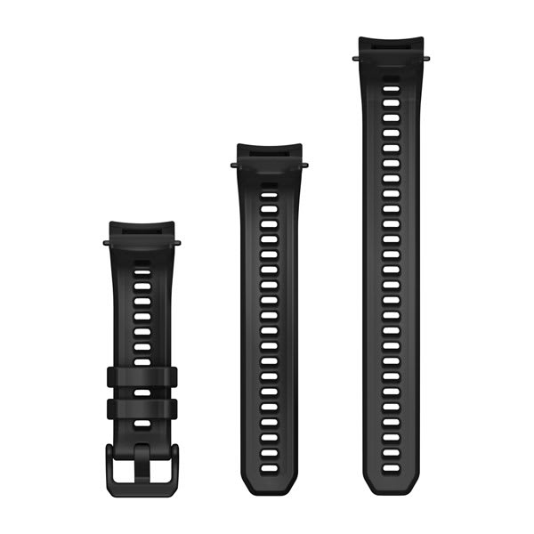 20 mm Watch Bands (Instinct® E – 40 mm) Charcoal Silicone - Image 6