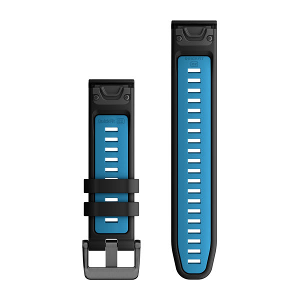 QuickFit® 22 Watch Bands Captain Blue Silicone - Image 101